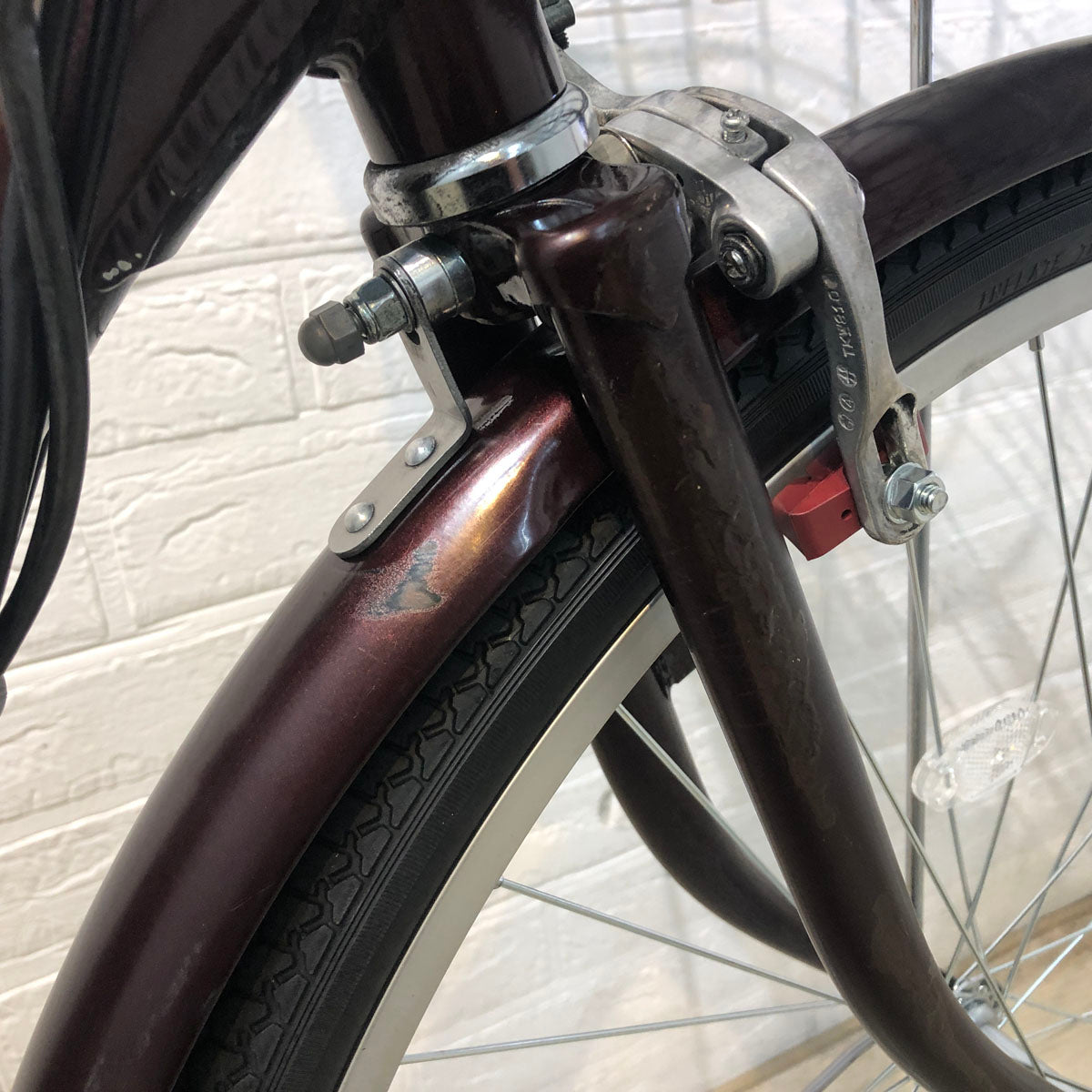 ブリヂストン アシスタ ベーシック ブラウン 26インチ YE057 【中古車】
