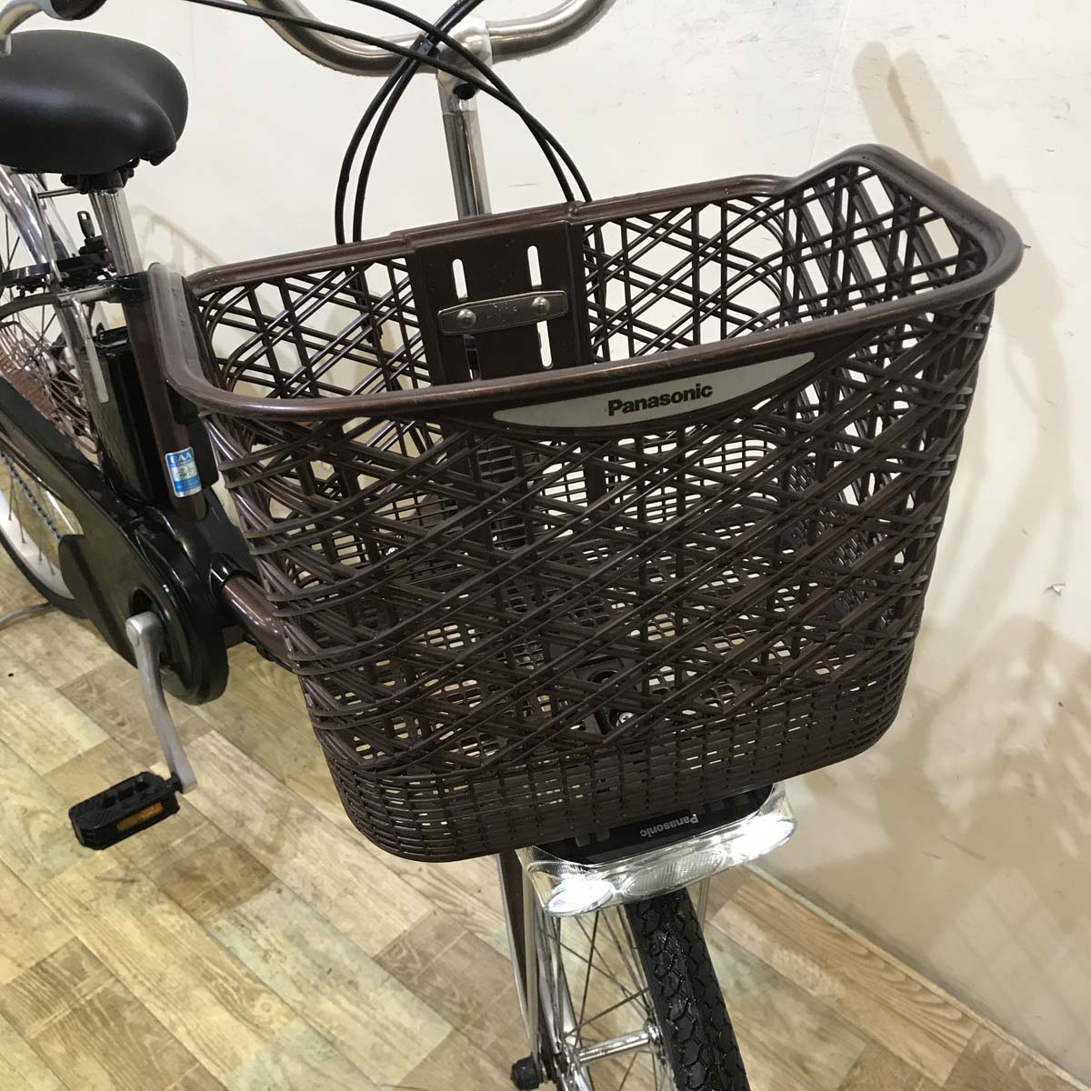 中古電動自転車 パナソニック ビビ SX ブラウン 26インチ KD021