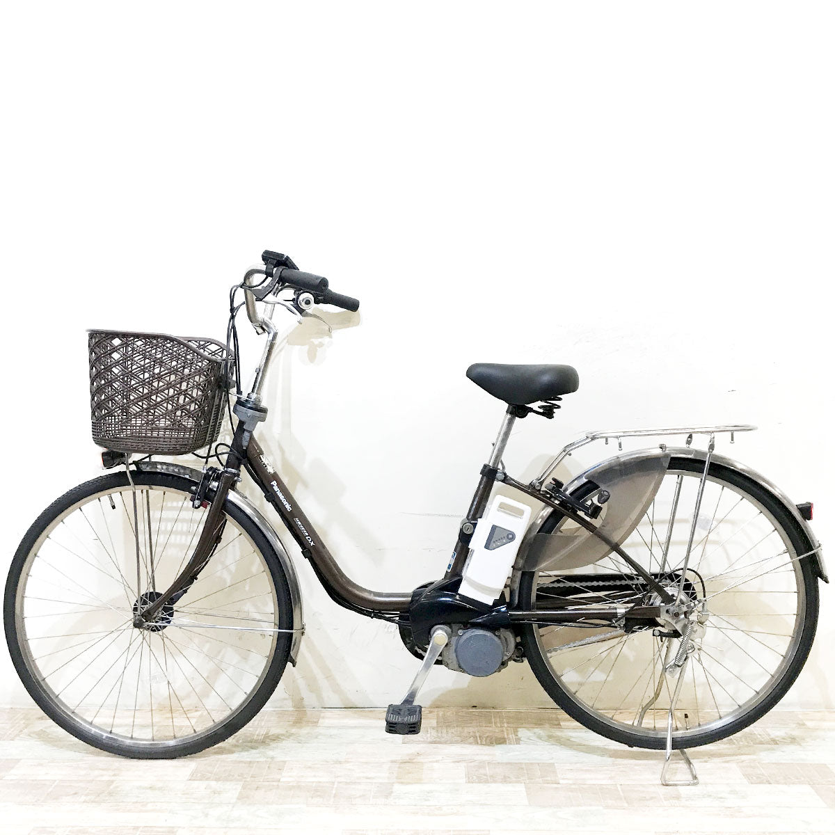 中古電動自転車 パナソニック ビビDX ブラウン 26インチ KH110
