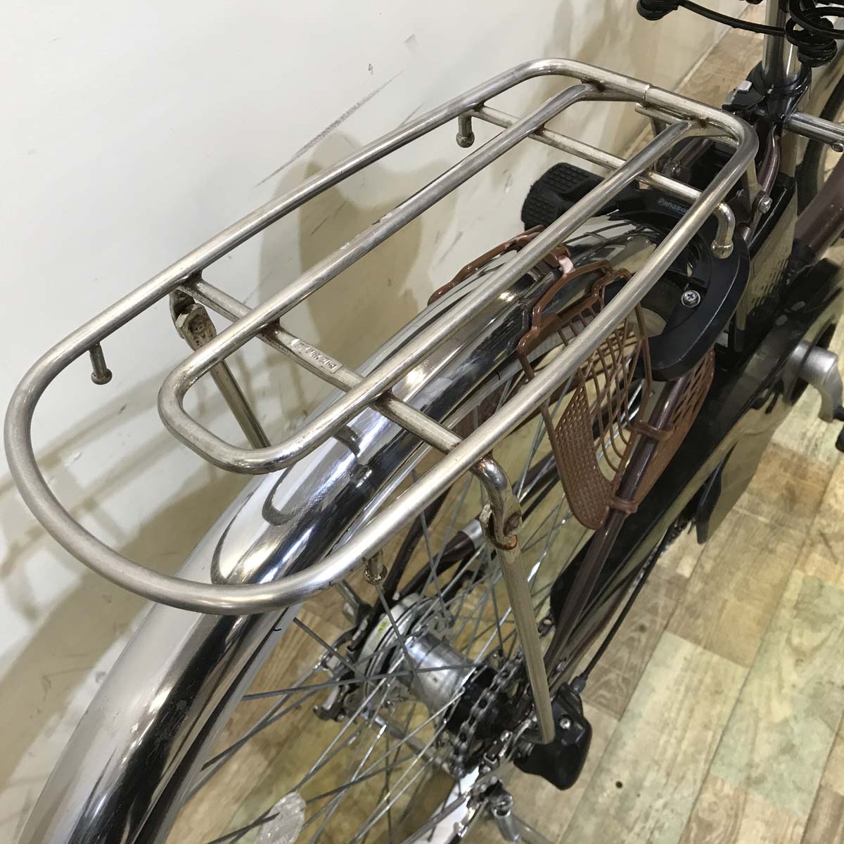 中古電動自転車 パナソニック ビビ SX ブラウン 26インチ KD021