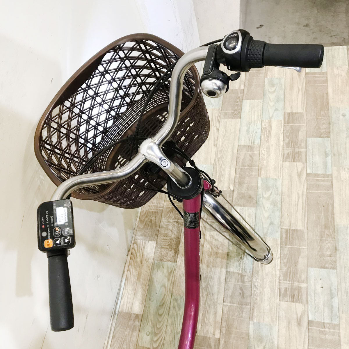 中古電動自転車 パナソニック ビビEX ピンク 24インチ KH111
