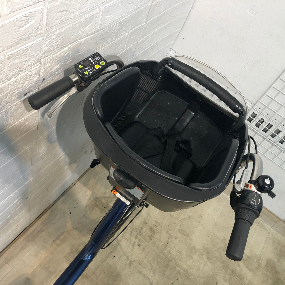 中古電動自転車 ヤマハ PAS Kiss mini パス キッス ミニ ネイビー 20インチ YE060