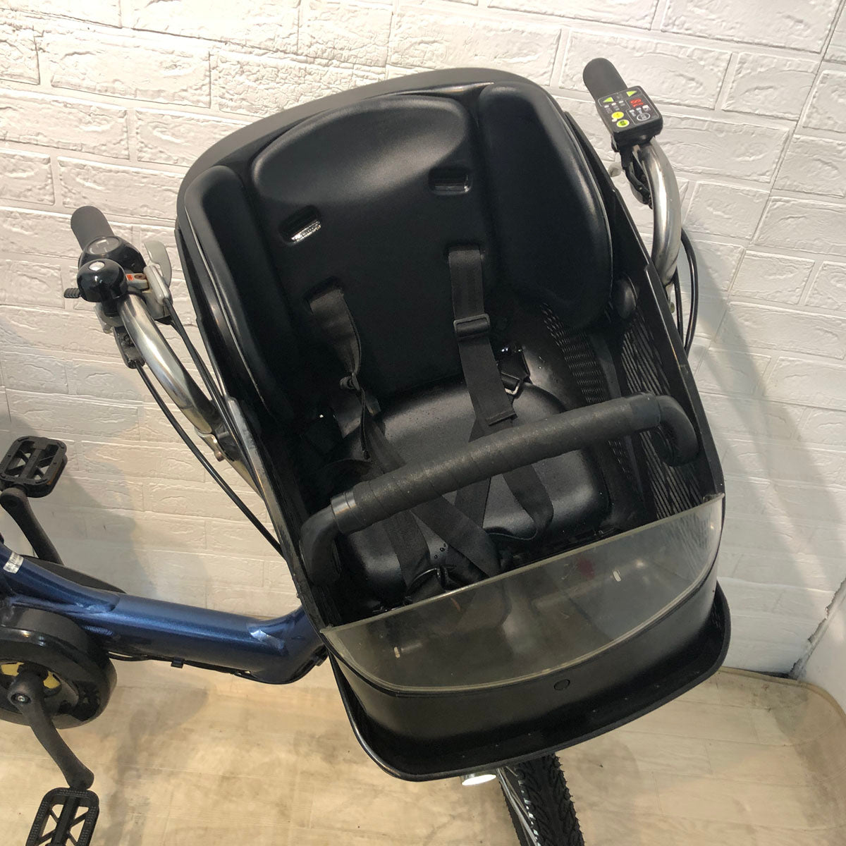 中古電動自転車 ヤマハ PAS Kiss mini パス キッス ミニ ネイビー 20インチ YE060