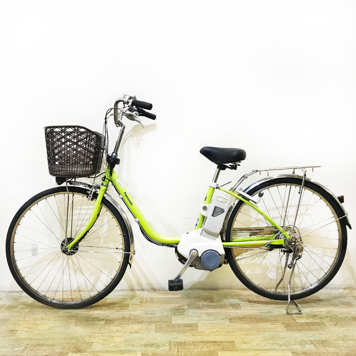 セール価格【408】電動自転車 パナソニック ビビ DX 黄緑 26インチ パナソニック ビビ DX グリーン 26インチ KP008 【中古車】 – e