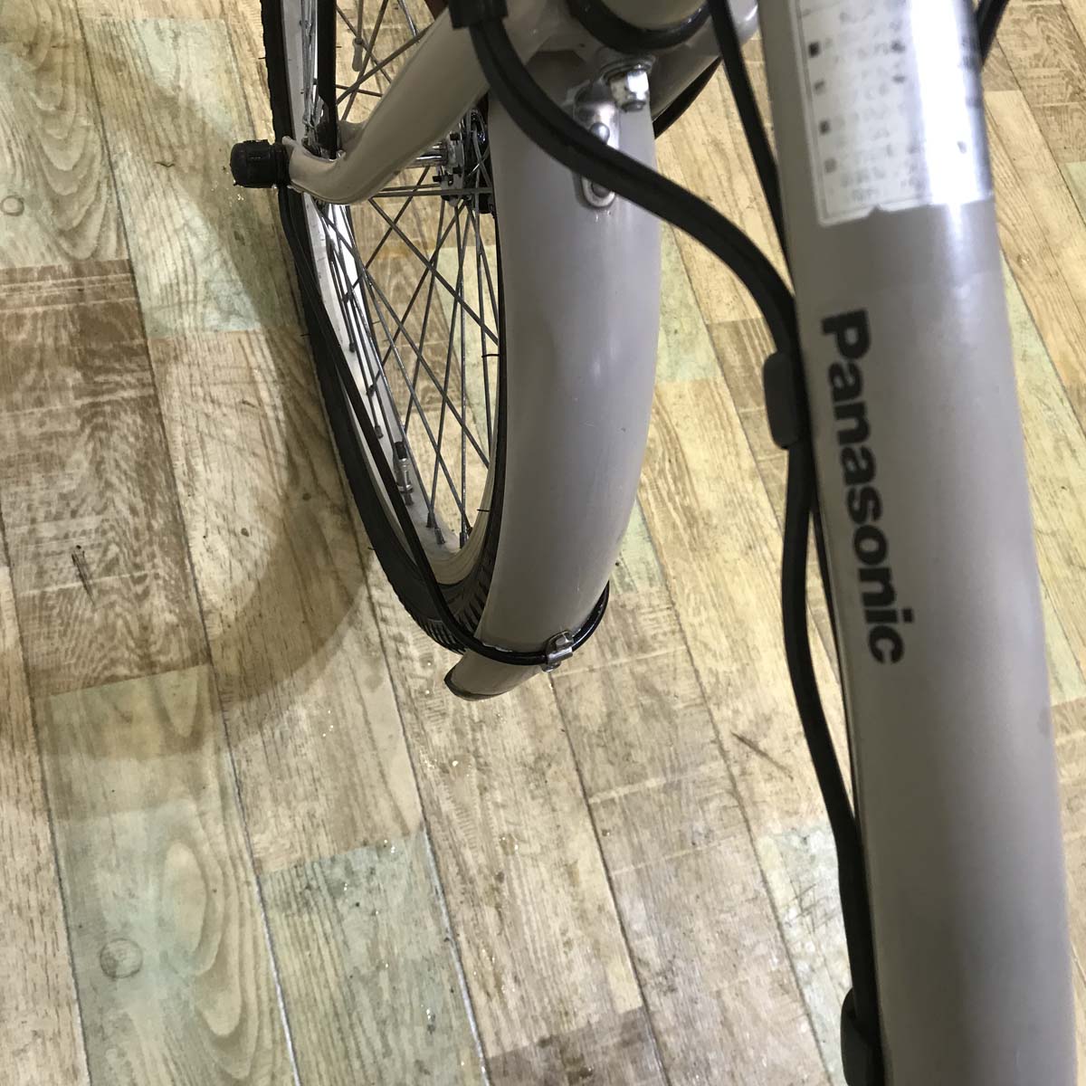 中古電動自転車 パナソニック シュガードロップ グレー 20インチ KD023 