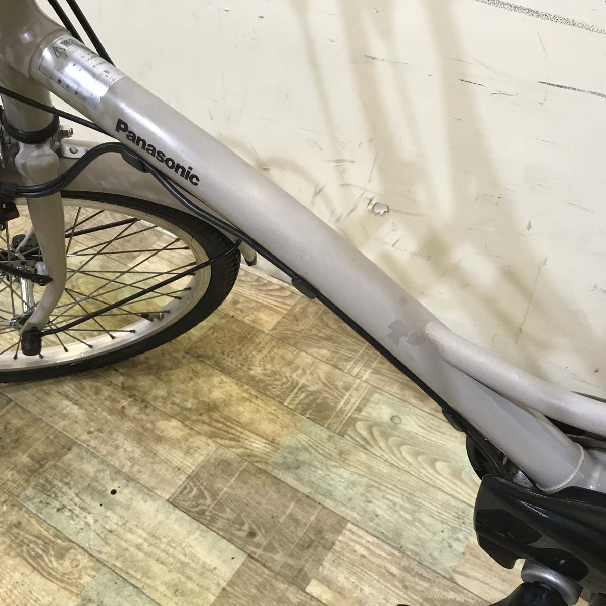 中古電動自転車 パナソニック シュガードロップ グレー 20インチ KD023 