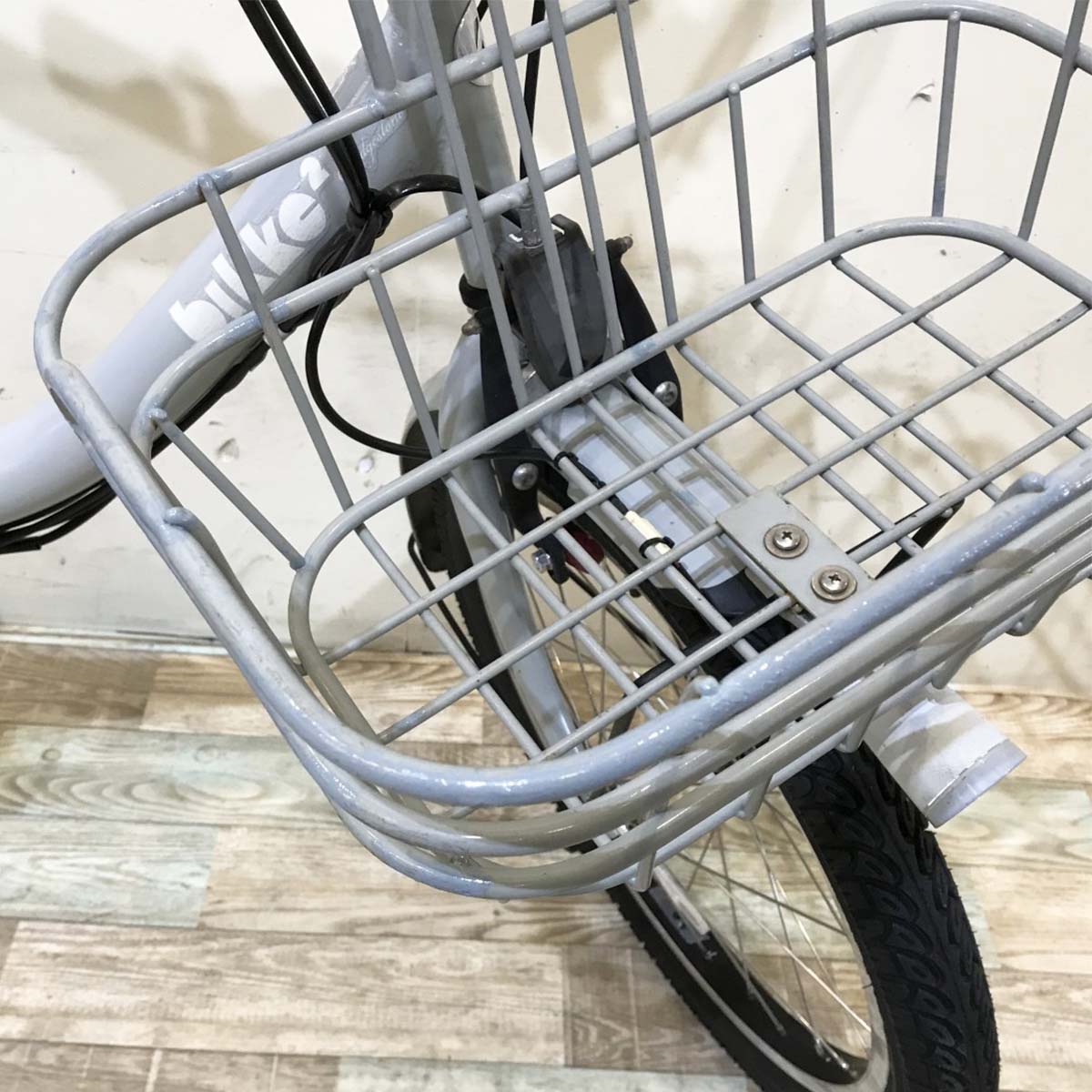 中古電動自転車 ブリヂストン ビッケ2e グレー 20インチ KH113