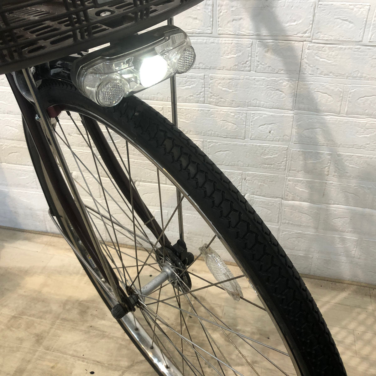 中古電動自転車 ブリヂストン アシスタ DX ブラウン 26インチ YE061
