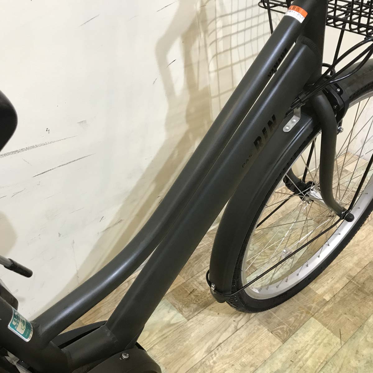 中古電動自転車 ヤマハ  PAS RIN パス リン カーキ 26インチ KD024