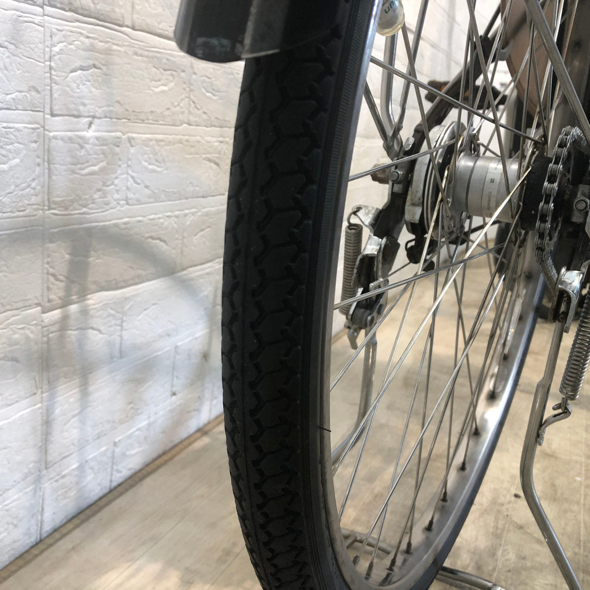 中古電動自転車 ブリヂストン アシスタ DX ブラウン 26インチ YE061