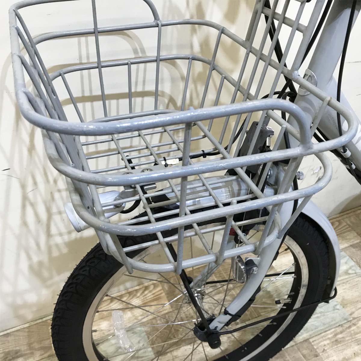 中古電動自転車 ブリヂストン ビッケ2e グレー 20インチ KH113