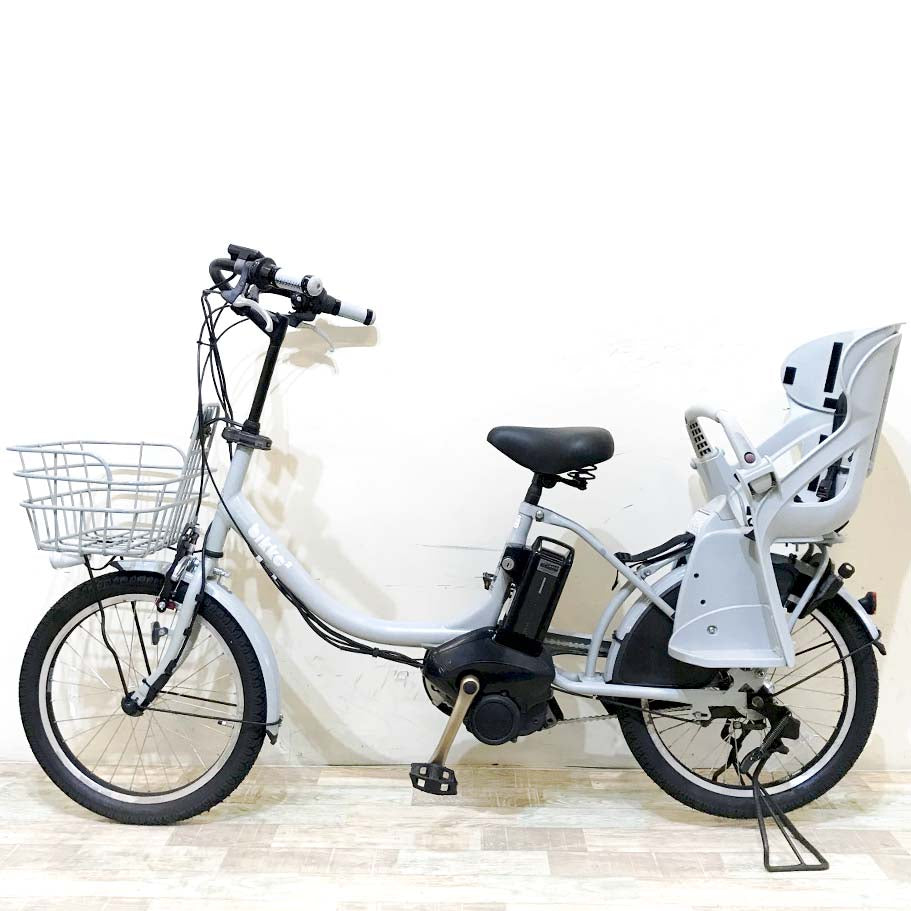 中古電動自転車 ブリヂストン ビッケ2e グレー 20インチ KH113