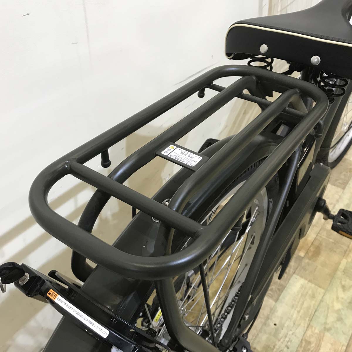 中古電動自転車 ヤマハ  PAS RIN パス リン カーキ 26インチ KD024