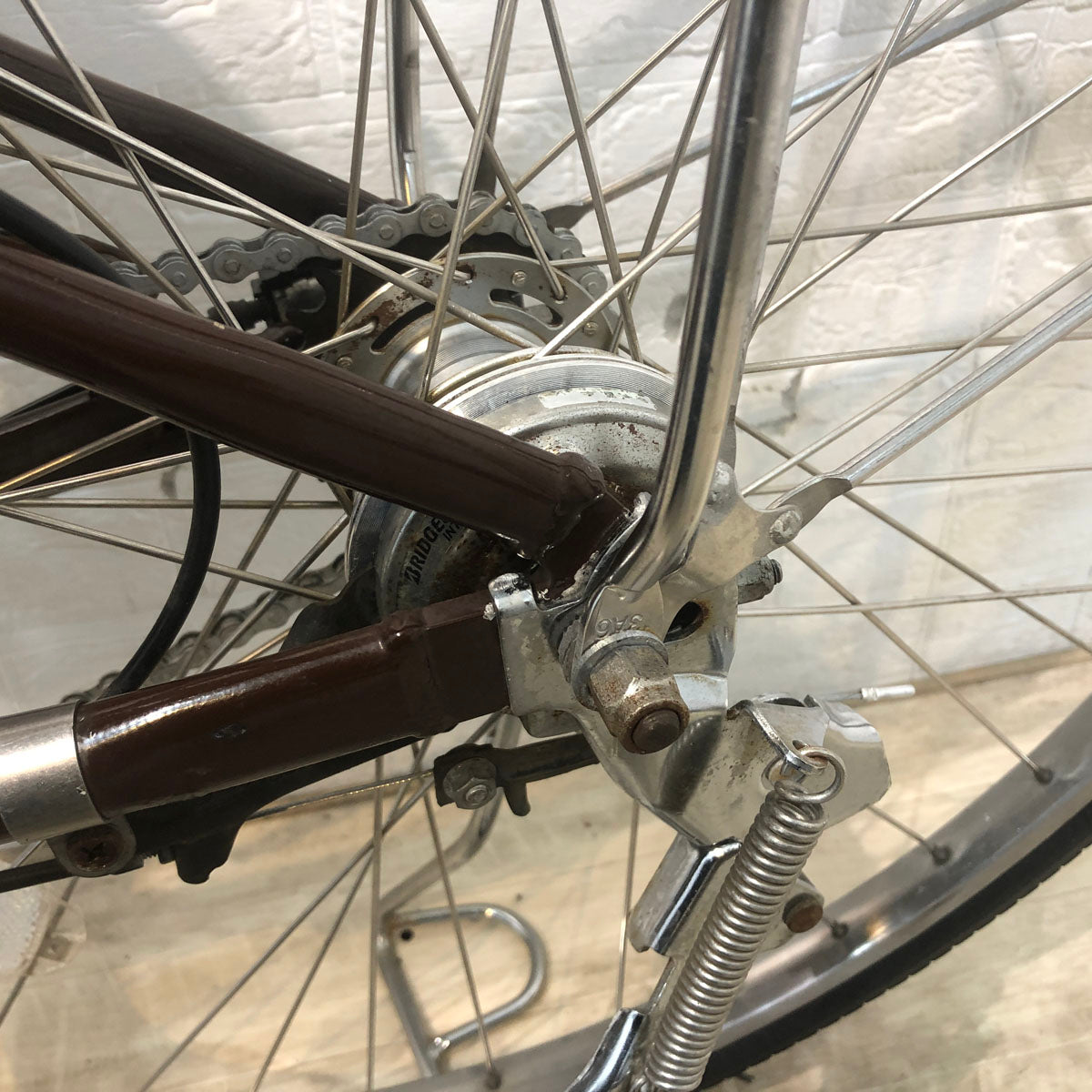ブリヂストン アシスタ DX ブラウン 26インチ YE061 【中古車】