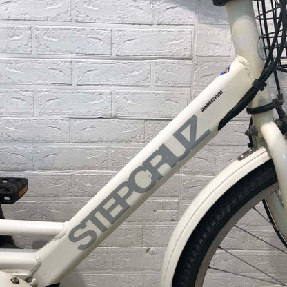 ブリヂストン ステップクルーズ e ホワイト 26インチ YW107 【中古車】