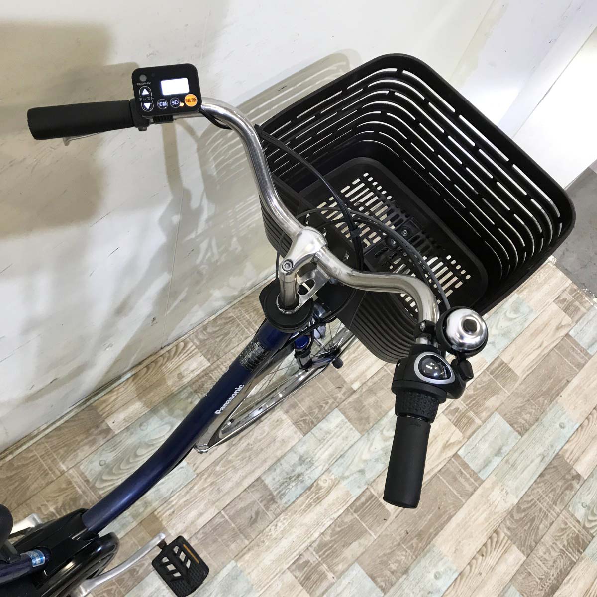 中古電動自転車 パナソニック ビビDX ネイビー 26インチ KH114