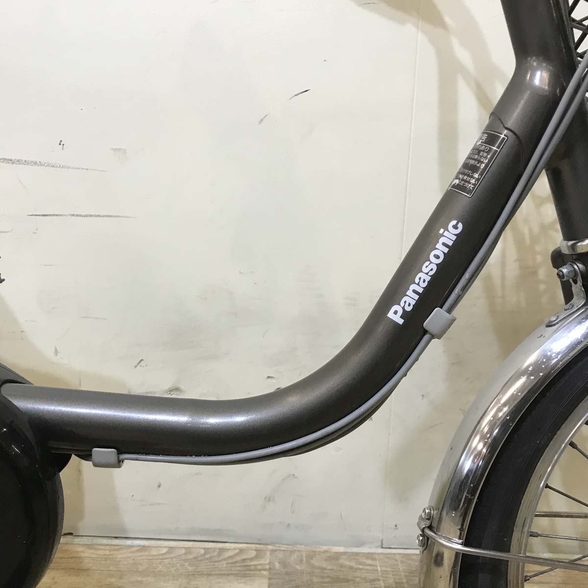 中古電動自転車 パナソニック ビビ ライフ グレー 前18×後16インチ KD026