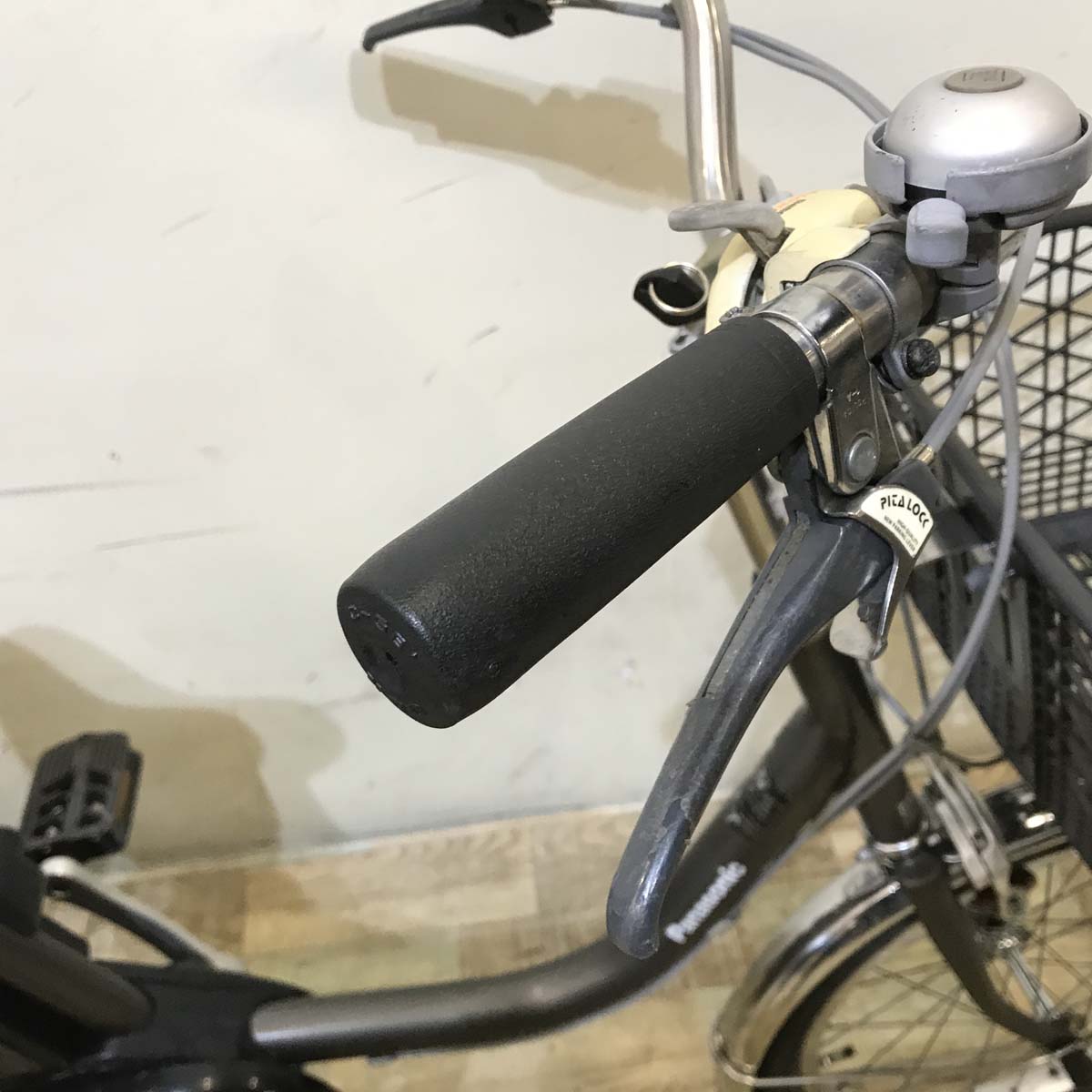 中古電動自転車 パナソニック ビビ ライフ グレー 前18×後16インチ KD026
