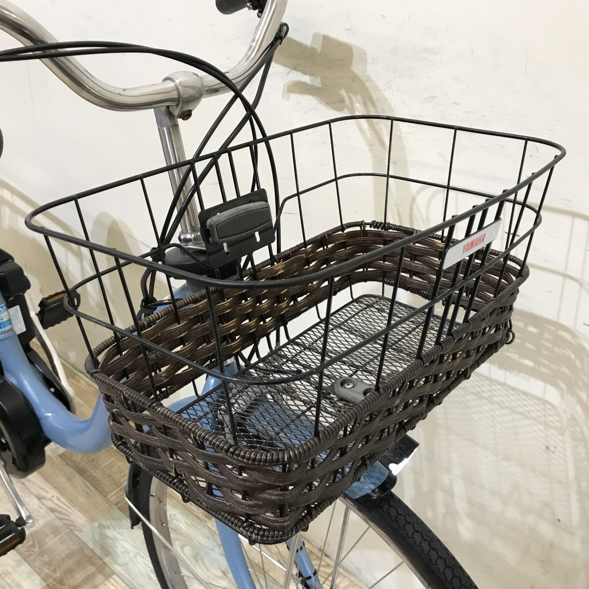 中古電動自転車 ヤマハ PAS ウィズ ブルー 26インチ KH115