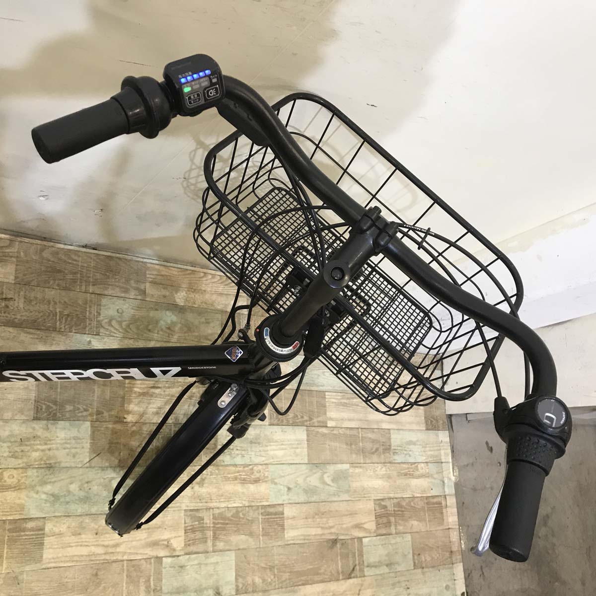 中古電動自転車 ブリヂストン ステップクルーズ ブラック 26インチ KD027