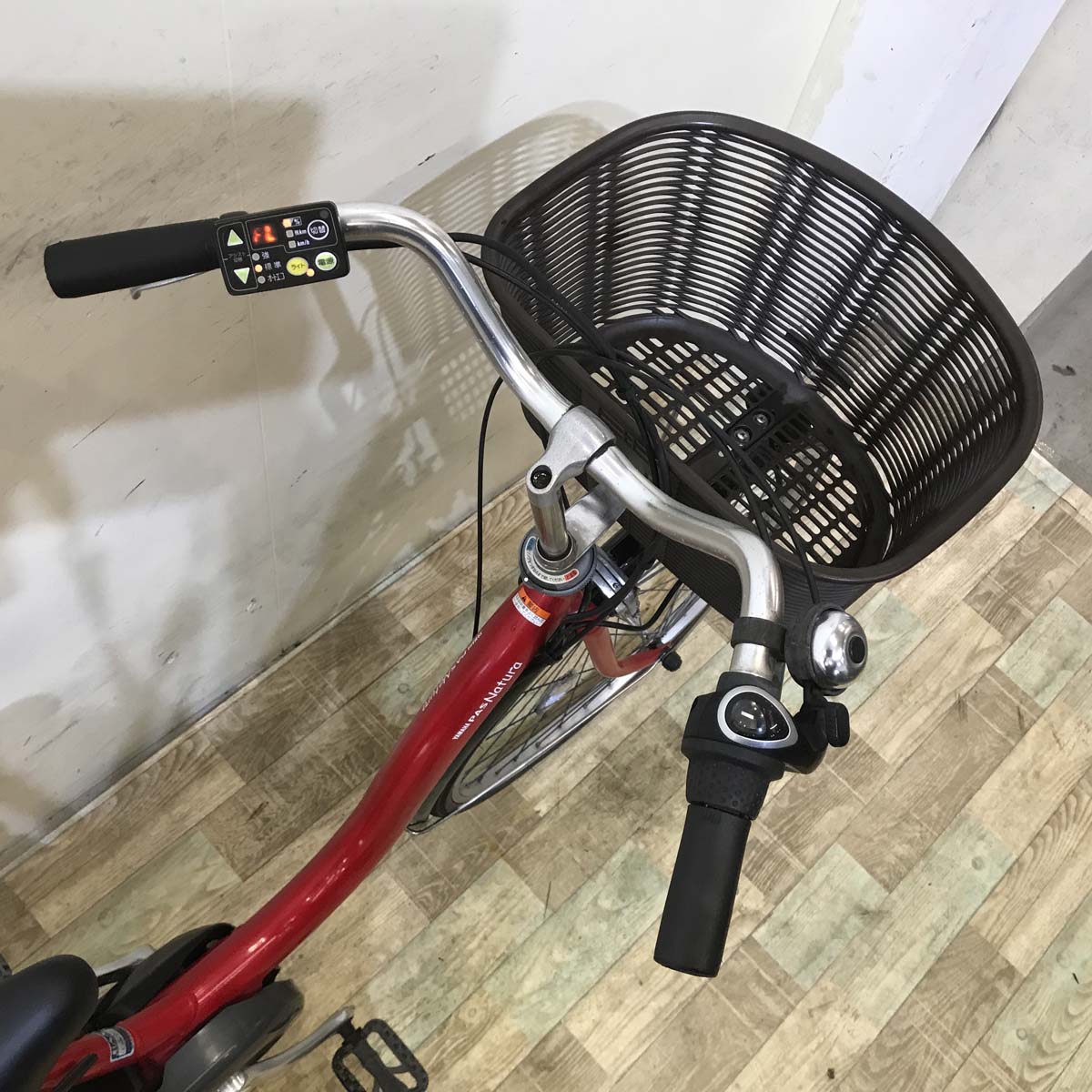 中古電動自転車 ヤマハ PAS ナチュラ M レッド 26インチ KD028 – e-CHARIty