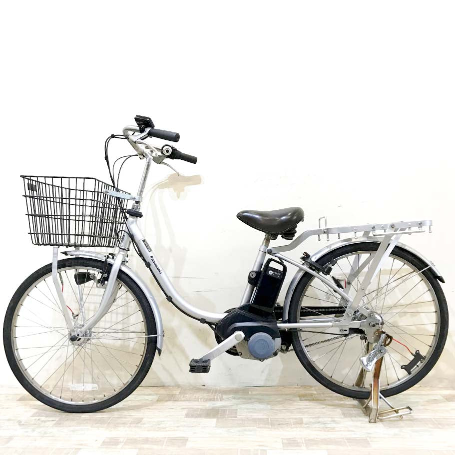 中古電動自転車 パナソニック パートナーU シルバー 24インチ KH116