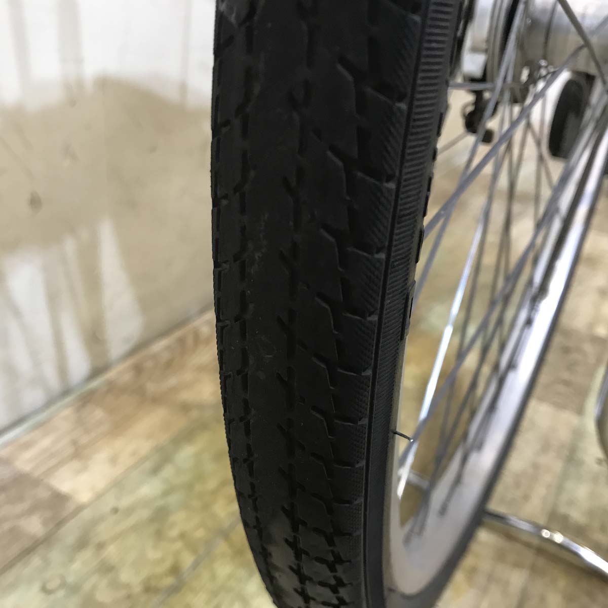 中古電動自転車 ヤマハ PAS ナチュラ M レッド 26インチ KD028