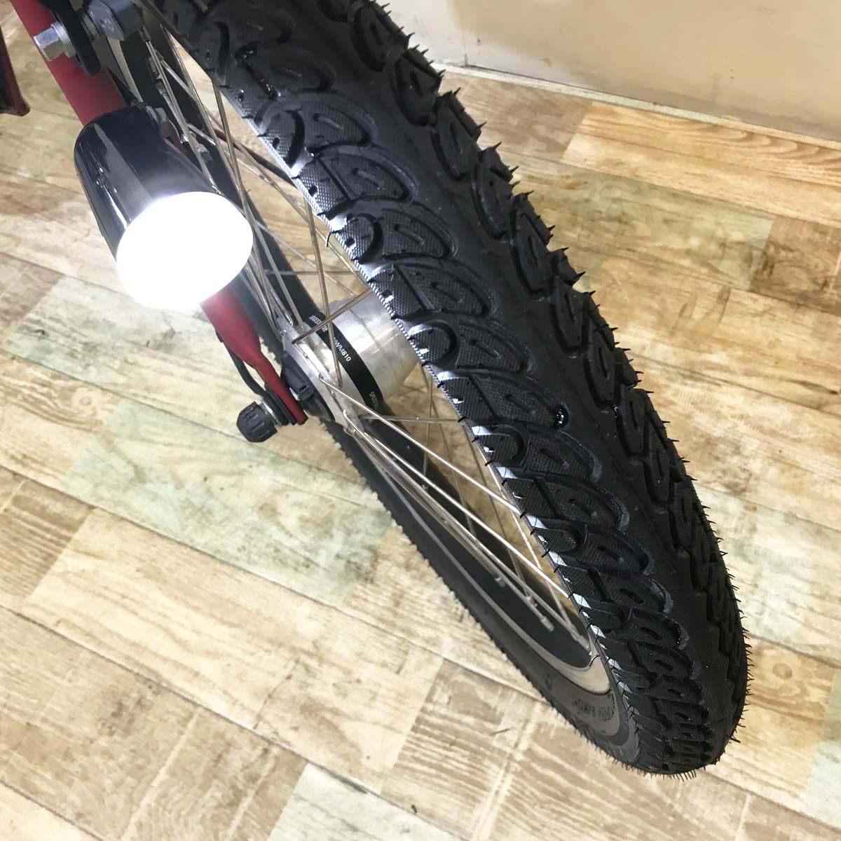 ブリヂストン bikke POLAR e ビッケ ポーラー イー レッド 20インチ KY060【中古車】
