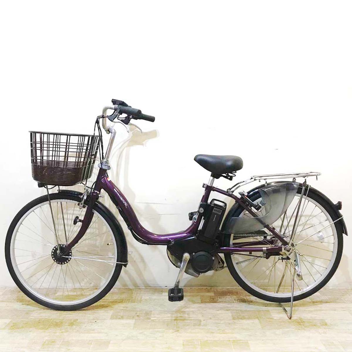 中古電動自転車 ヤマハ PAS ナチュラ S パープル 24インチ KD029