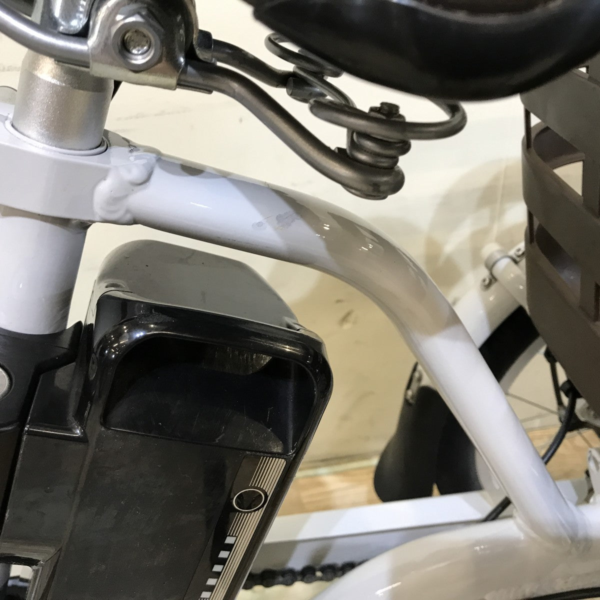 中古電動自転車 ブリヂストン ラクットワゴン グレー 20×16インチ KH117