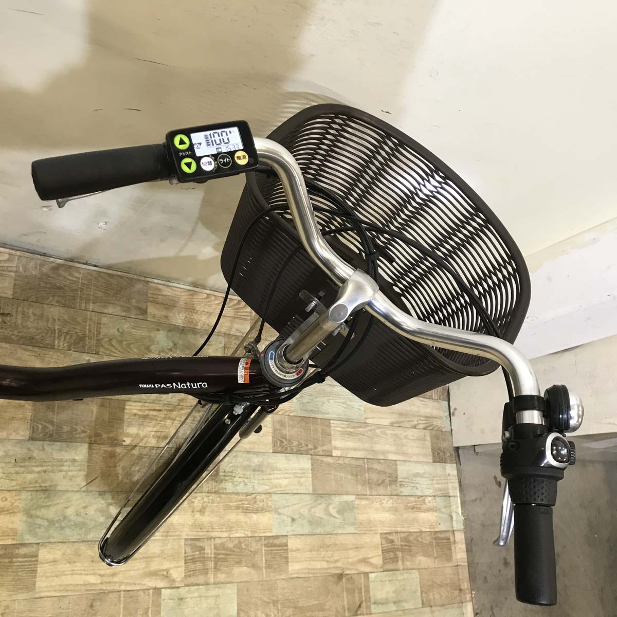 中古電動自転車 ヤマハ PAS ナチュラ M ブラウン 26インチ KD031