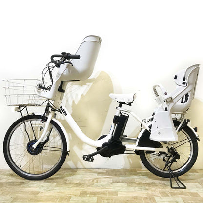 ブリヂストン bikke MOB dd ビッケ モブ dd ホワイト 前24×後20インチ KY061 【中古車】
