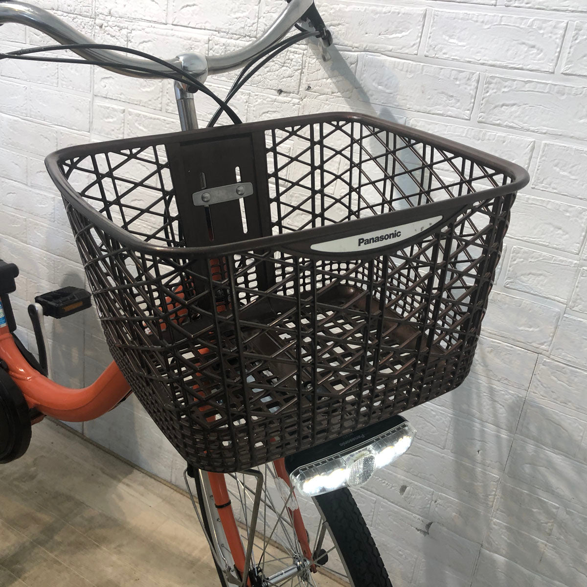 中古電動自転車 パナソニック ビビ L オレンジ 24インチ YE069