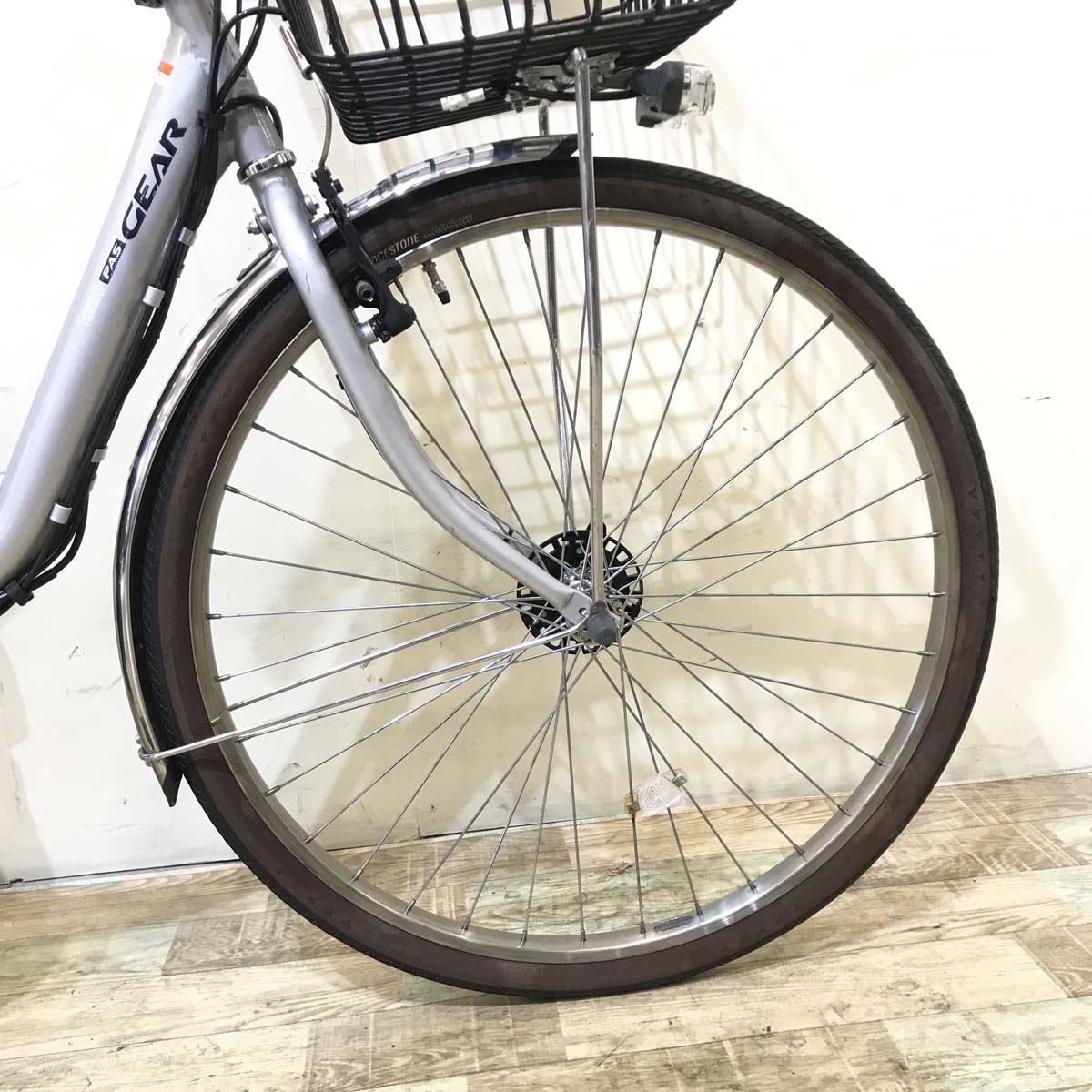 ヤマハ PAS GEAR U パス ギア ユー シルバー 26インチ KY063 【中古車】