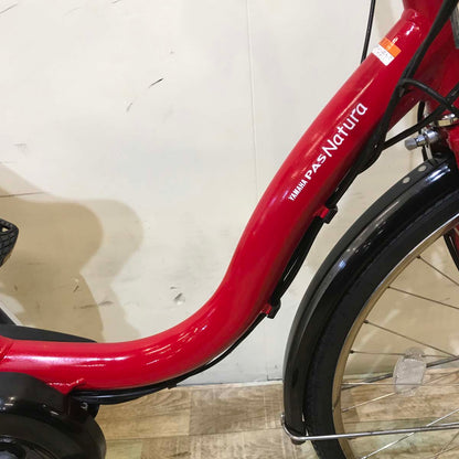 ヤマハ PAS ナチュラ L レッド 24インチ KD033【中古車】