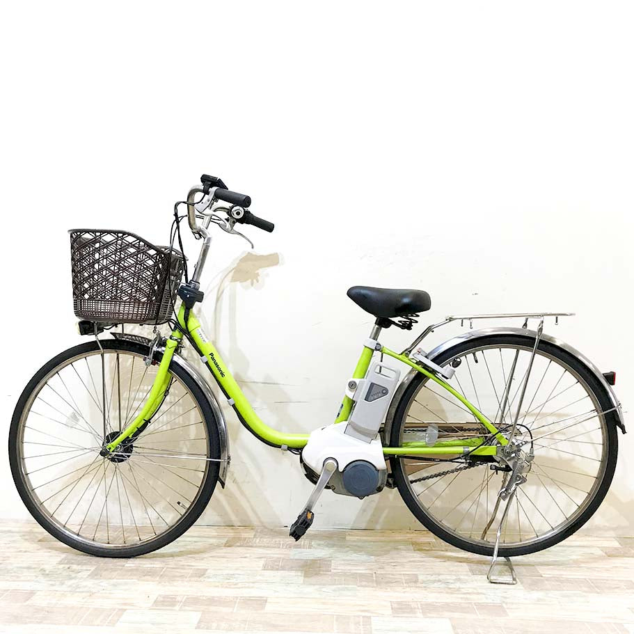 中古電動自転車 パナソニック ビビDX  グリーン 26インチ KH120