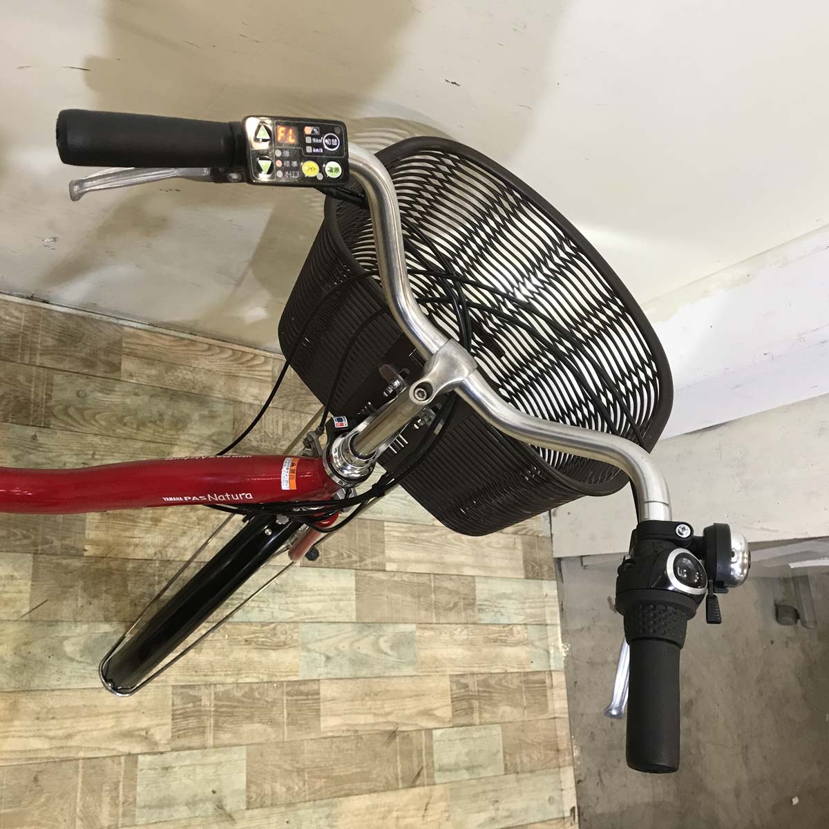 中古電動自転車 ヤマハ PAS ナチュラ L レッド 24インチ KD033