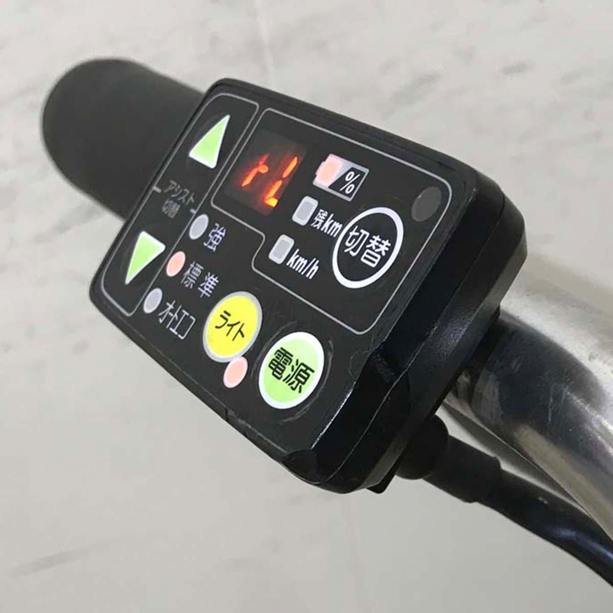 中古電動自転車 ヤマハ PAS ナチュラ L レッド 24インチ KD033