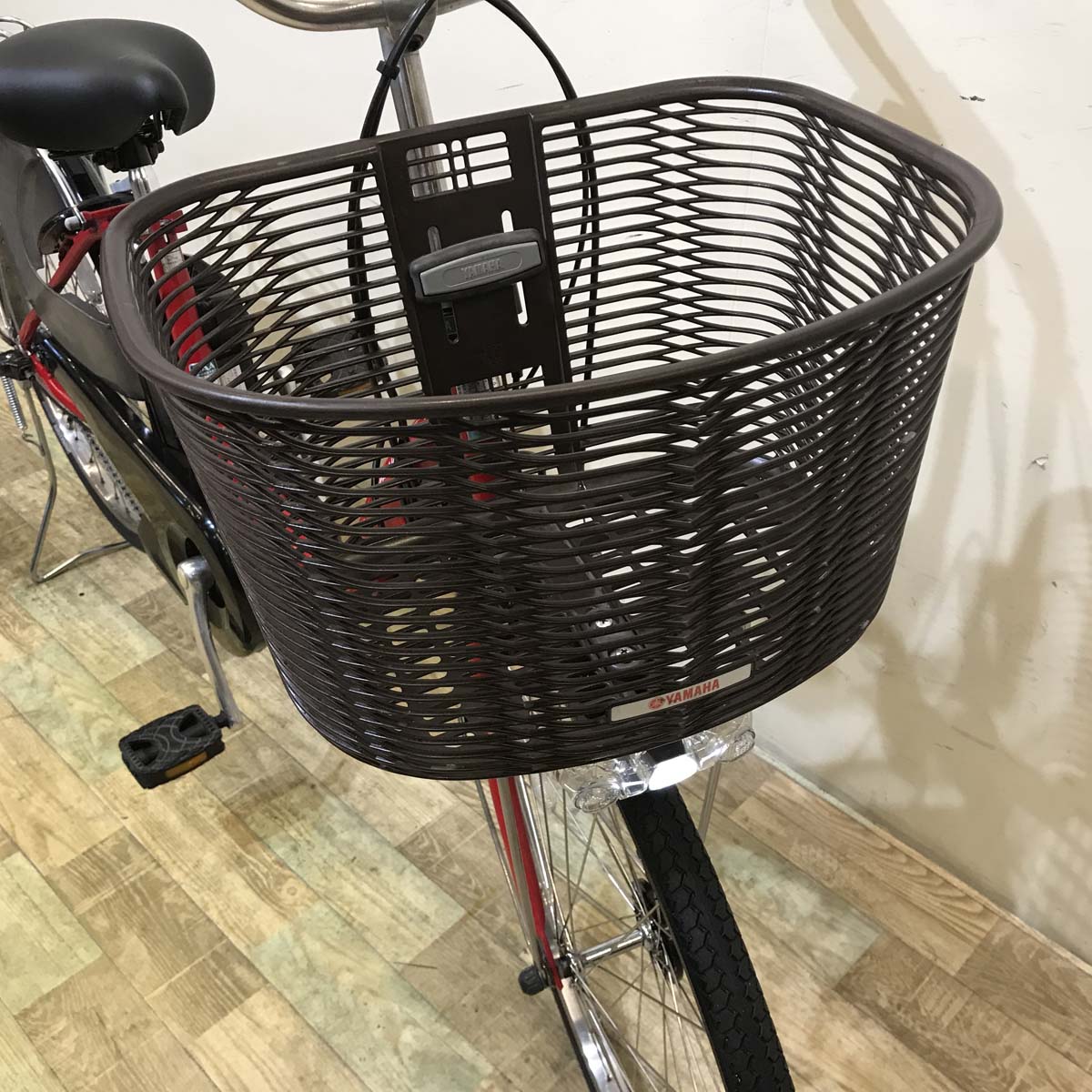 中古電動自転車 ヤマハ PAS ナチュラ L レッド 24インチ KD033