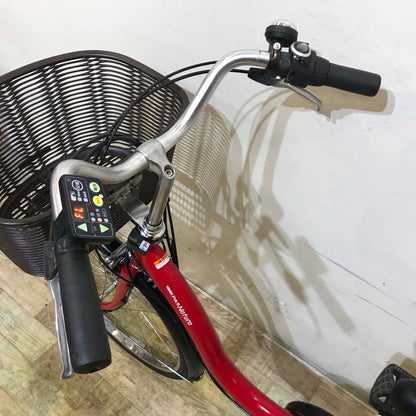 ヤマハ PAS ナチュラ L レッド 24インチ KD033【中古車】