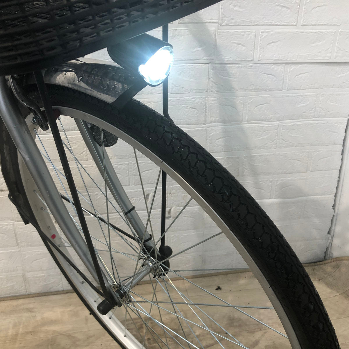 中古電動自転車 ヤマハ PAS Cheer パス チア シルバー 26インチ YE070 