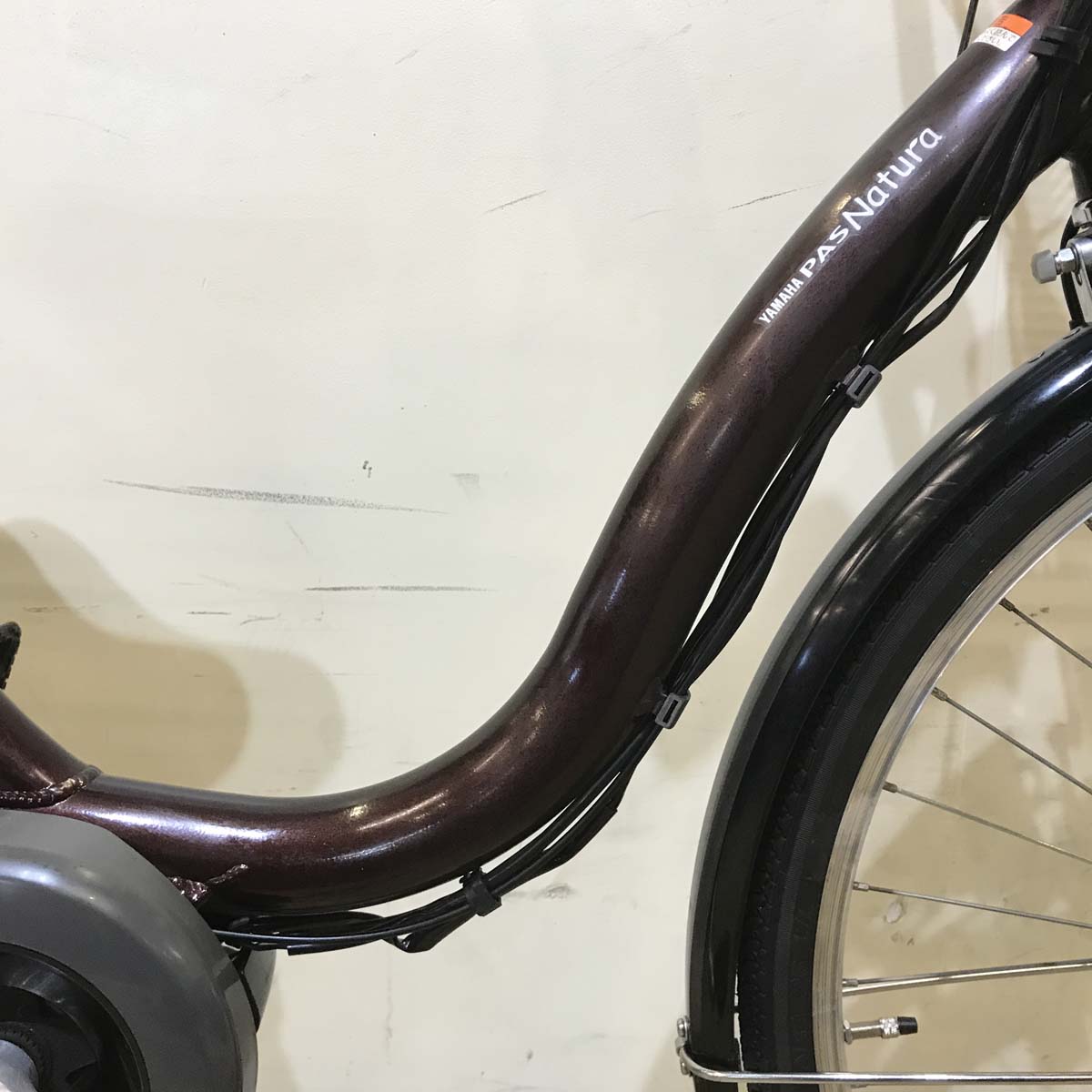 中古電動自転車 ヤマハ PAS ナチュラ M ブラウン 26インチ KD034
