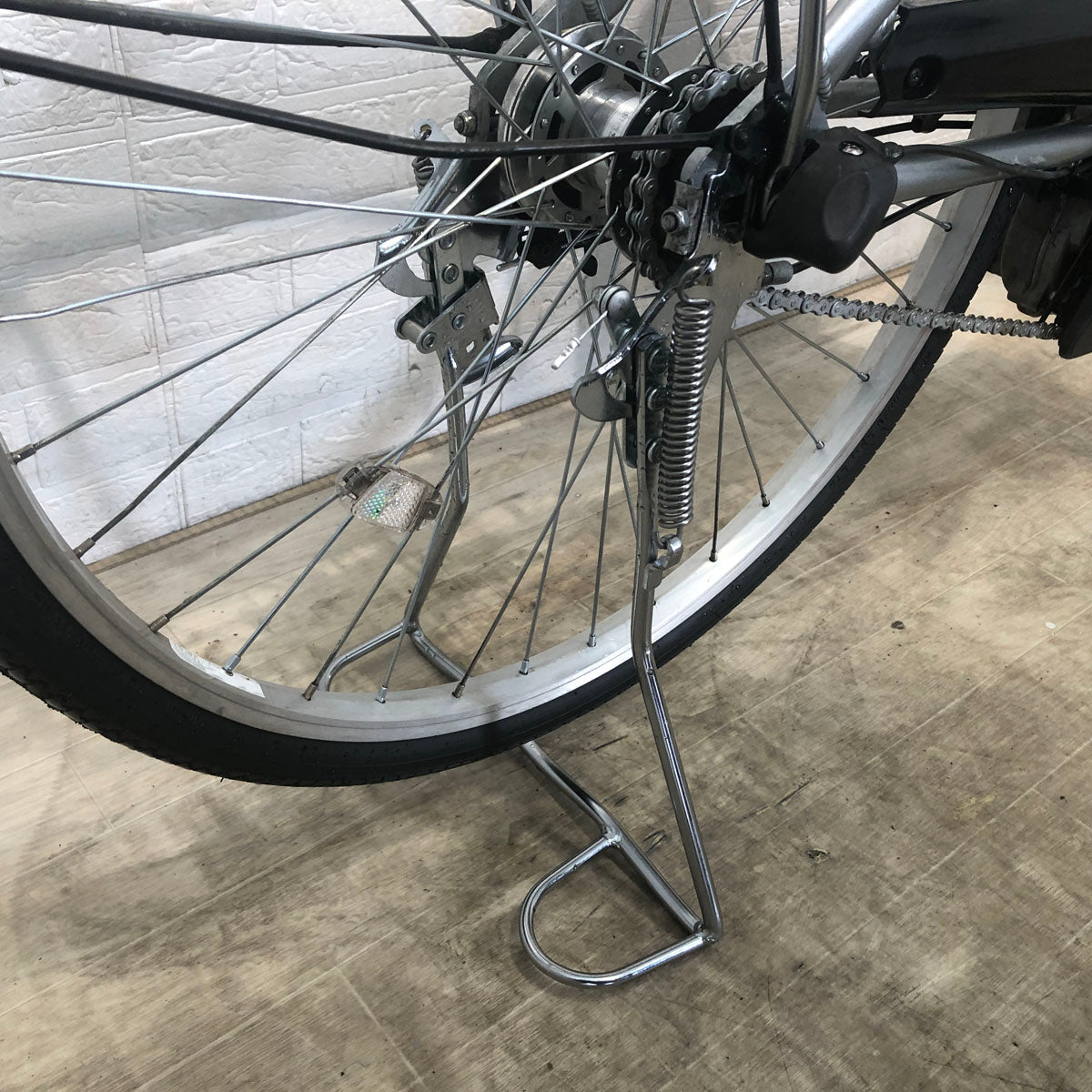 中古電動自転車 ヤマハ PAS Cheer パス チア シルバー 26インチ YE070 