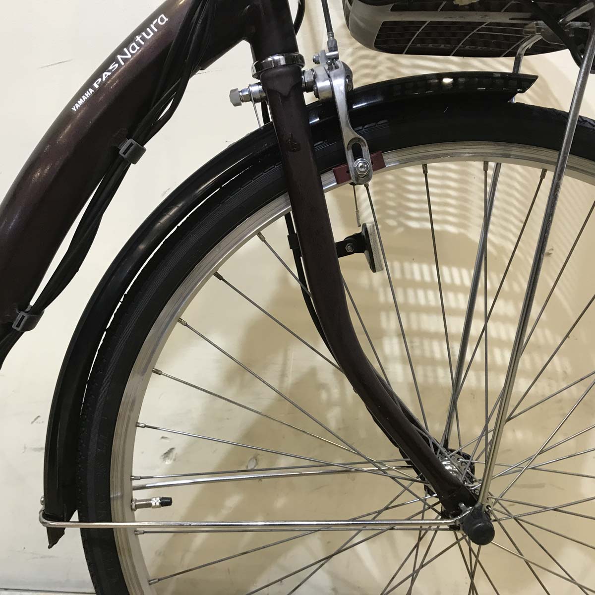 中古電動自転車 ヤマハ PAS ナチュラ M ブラウン 26インチ KD034