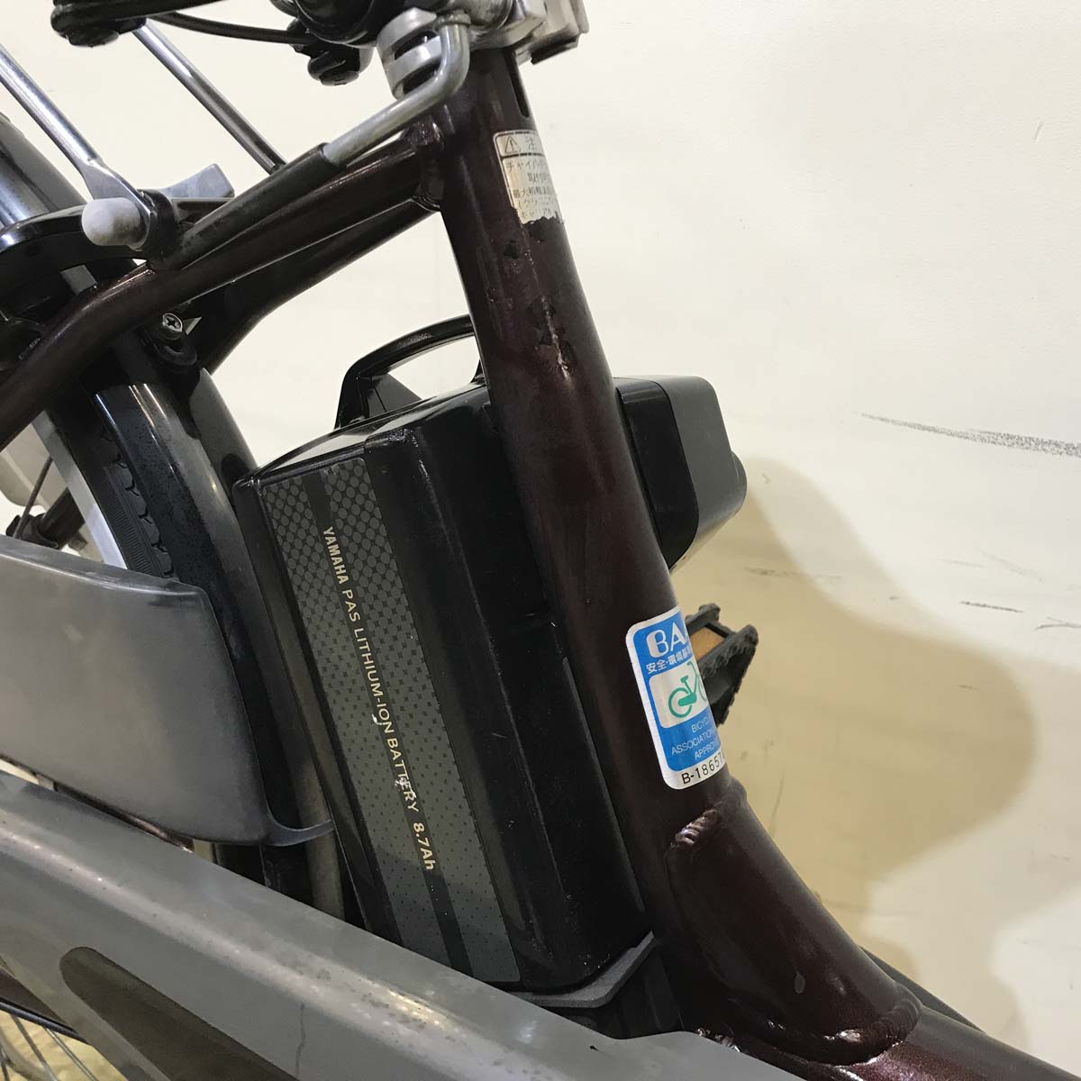 中古電動自転車 ヤマハ PAS ナチュラ M ブラウン 26インチ KD034