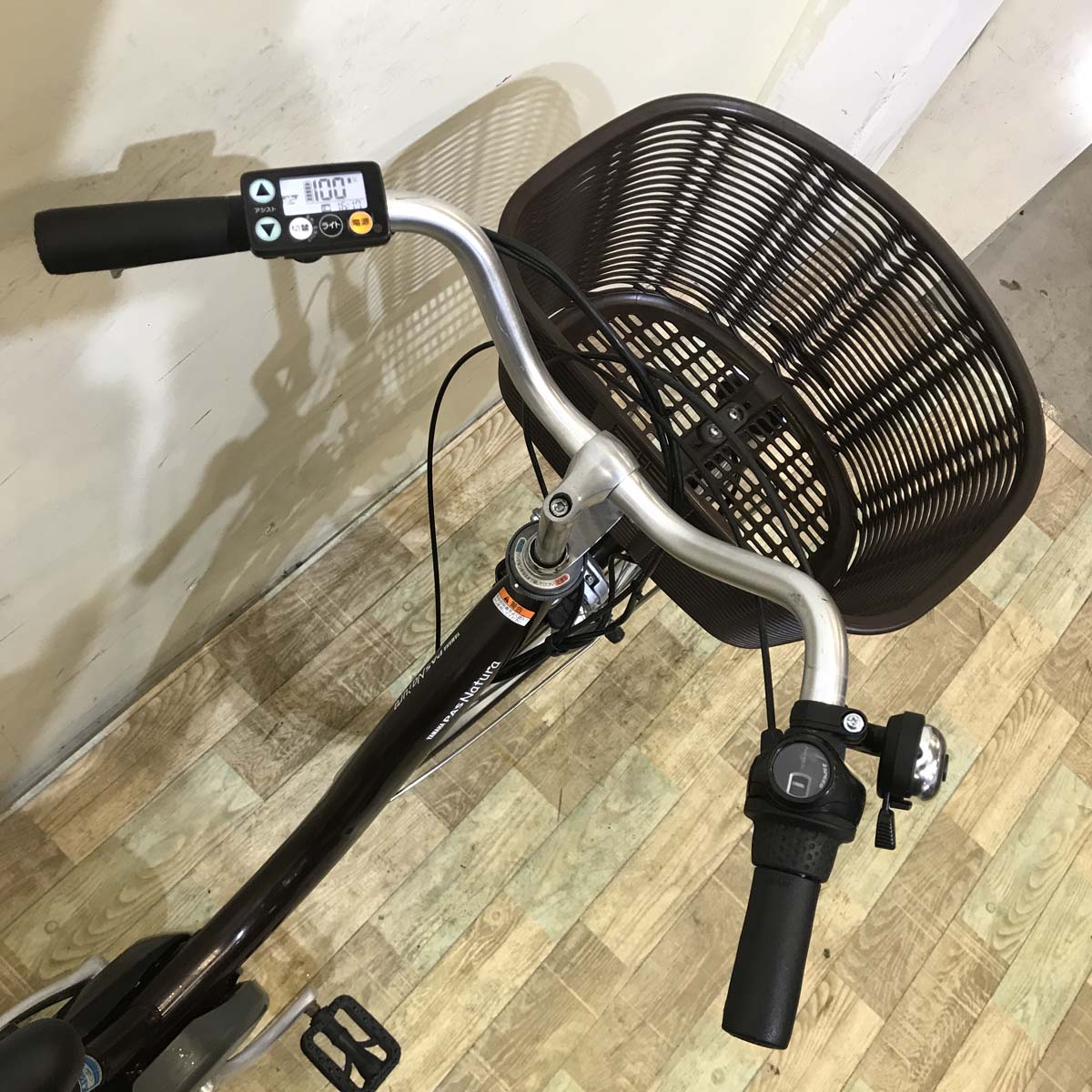 中古電動自転車 ヤマハ PAS ナチュラ M ブラウン 26インチ KD034