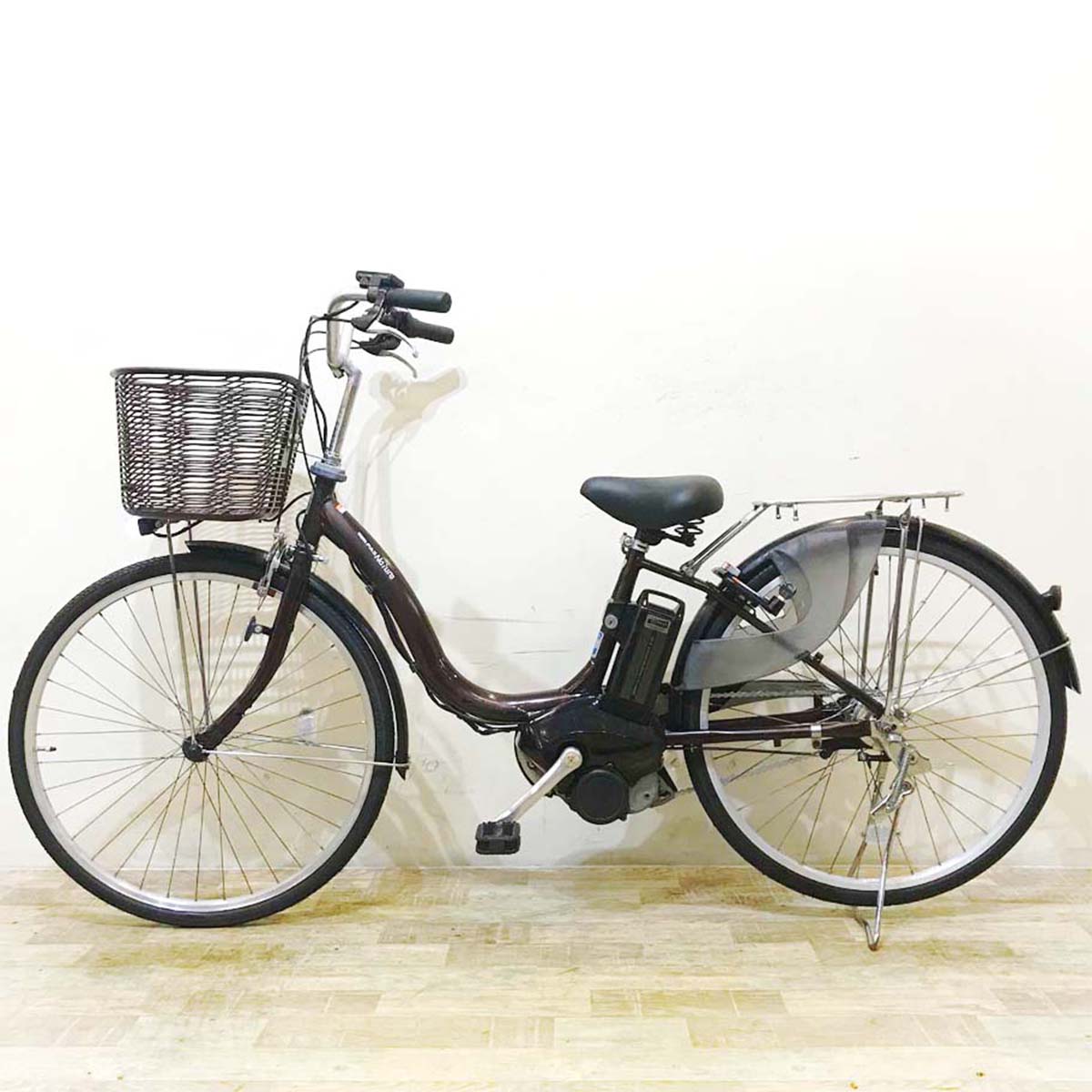 中古電動自転車 ヤマハ PAS ナチュラ M ブラウン 26インチ KD034