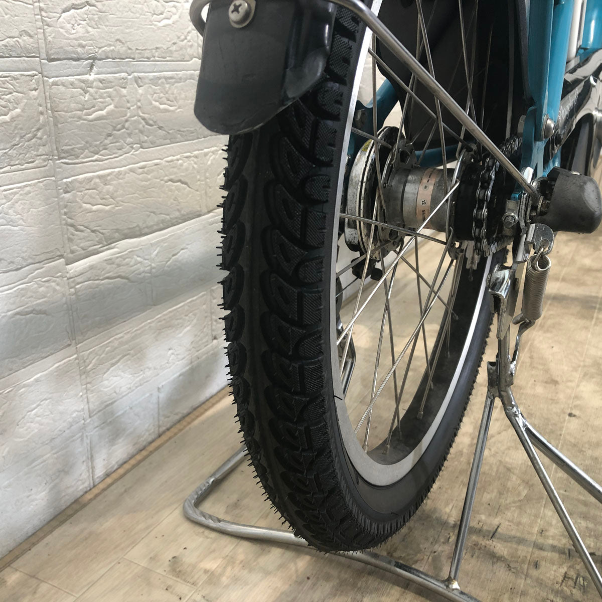 中古電動自転車 ブリヂストン アンジェリーノ プティット e ブルー 20インチ YE071