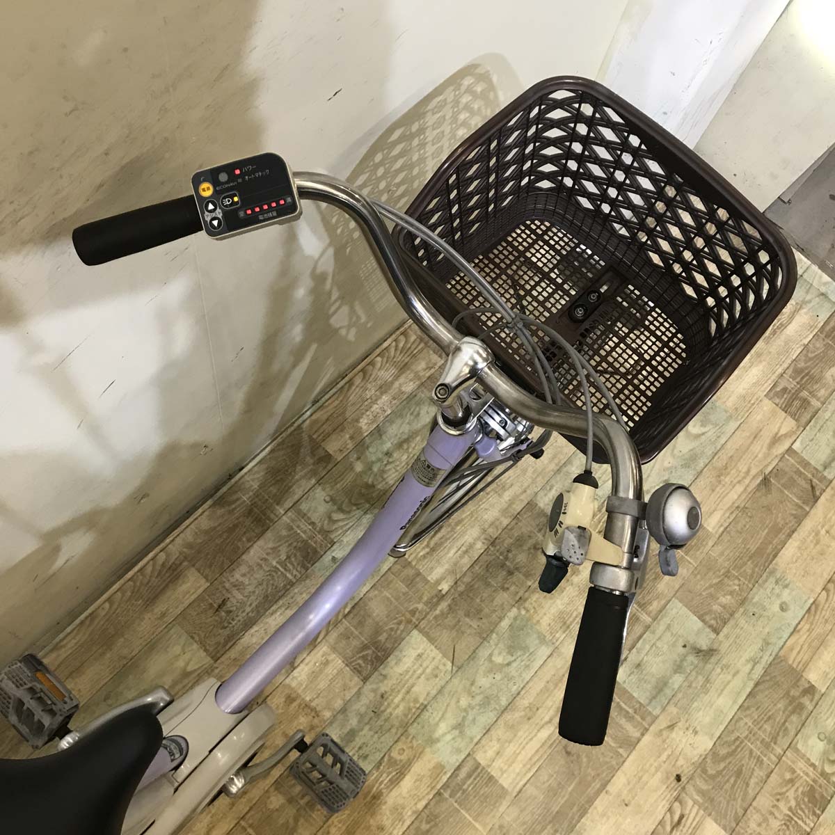 中古電動自転車 パナソニック ビビ SS 20 パープル 20インチ KD035