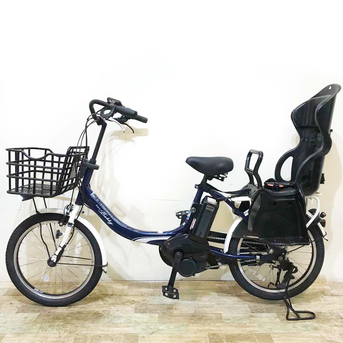 ヤマハ PAS Babby un パス バビー アン ネイビー×ホワイト 20インチ KY065【中古車】